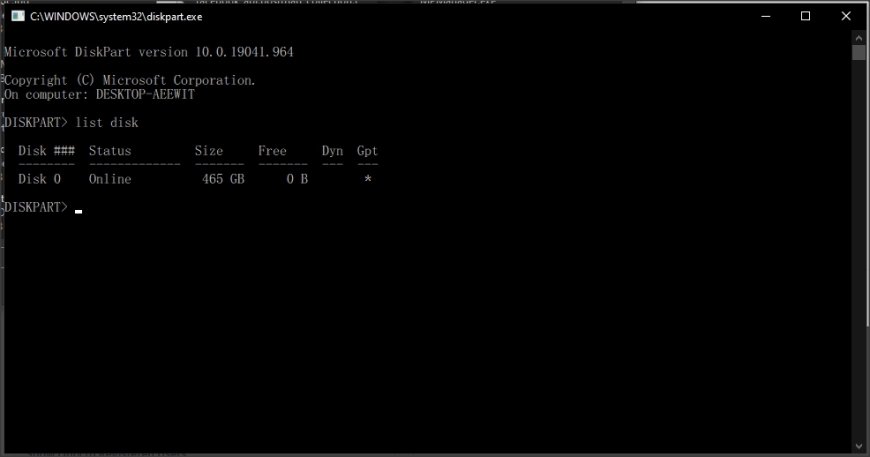 Formatting USB